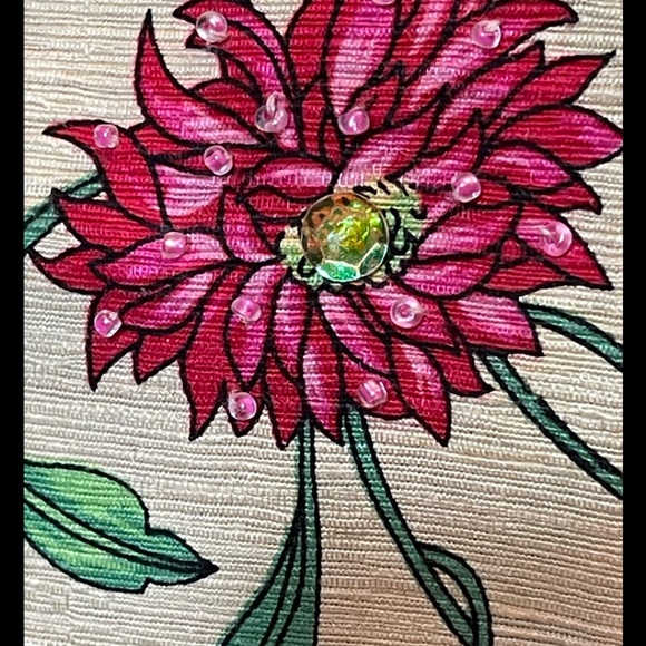 Vintage Floral Pale Gold Jacket - Picture 4 of 10